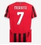 AC Milan Alvaro Morata #7 Thuis tenue 2024-25 Korte Mouwen