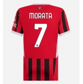 AC Milan Alvaro Morata #7 Thuis tenue Dames 2024-25 Korte Mouwen