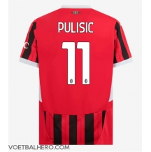 AC Milan Christian Pulisic #11 Thuis tenue 2024-25 Korte Mouwen