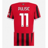 AC Milan Christian Pulisic #11 Thuis tenue Dames 2024-25 Korte Mouwen