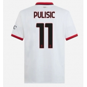 AC Milan Christian Pulisic #11 Uit tenue 2024-25 Korte Mouwen