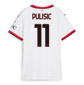 AC Milan Christian Pulisic #11 Uit tenue Dames 2024-25 Korte Mouwen