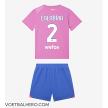 AC Milan Davide Calabria #2 Derde tenue Kids 2023-24 Korte Mouwen (+ broek)