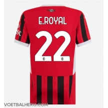 AC Milan Emerson Royal #22 Thuis tenue Dames 2024-25 Korte Mouwen