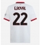 AC Milan Emerson Royal #22 Uit tenue 2024-25 Korte Mouwen