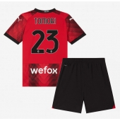 AC Milan Fikayo Tomori #23 Thuis tenue Kids 2023-24 Korte Mouwen (+ broek)