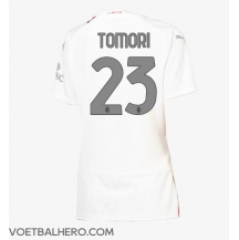 AC Milan Fikayo Tomori #23 Uit tenue Dames 2023-24 Korte Mouwen