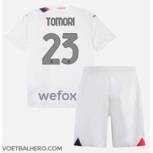 AC Milan Fikayo Tomori #23 Uit tenue Kids 2023-24 Korte Mouwen (+ broek)