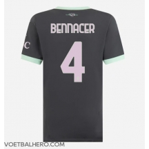 AC Milan Ismael Bennacer #4 Derde tenue Dames 2024-25 Korte Mouwen