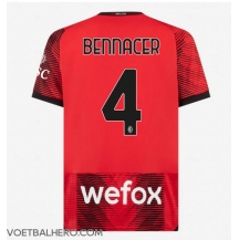 AC Milan Ismael Bennacer #4 Thuis tenue 2023-24 Korte Mouwen