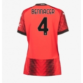 AC Milan Ismael Bennacer #4 Thuis tenue Dames 2023-24 Korte Mouwen