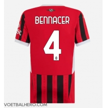 AC Milan Ismael Bennacer #4 Thuis tenue Dames 2024-25 Korte Mouwen