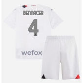 AC Milan Ismael Bennacer #4 Uit tenue Kids 2023-24 Korte Mouwen (+ broek)