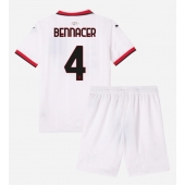 AC Milan Ismael Bennacer #4 Uit tenue Kids 2024-25 Korte Mouwen (+ broek)