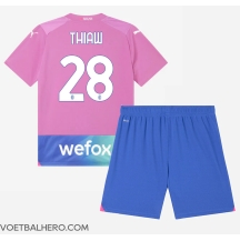 AC Milan Malick Thiaw #28 Derde tenue Kids 2023-24 Korte Mouwen (+ broek)