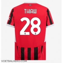 AC Milan Malick Thiaw #28 Thuis tenue 2024-25 Korte Mouwen