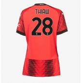 AC Milan Malick Thiaw #28 Thuis tenue Dames 2023-24 Korte Mouwen