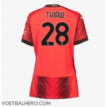 AC Milan Malick Thiaw #28 Thuis tenue Dames 2023-24 Korte Mouwen