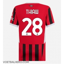 AC Milan Malick Thiaw #28 Thuis tenue Dames 2024-25 Korte Mouwen