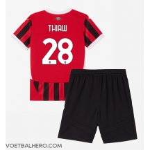 AC Milan Malick Thiaw #28 Thuis tenue Kids 2024-25 Korte Mouwen (+ broek)