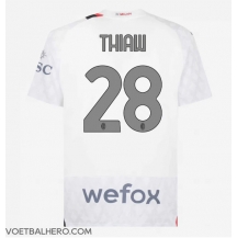 AC Milan Malick Thiaw #28 Uit tenue 2023-24 Korte Mouwen