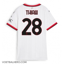 AC Milan Malick Thiaw #28 Uit tenue Dames 2024-25 Korte Mouwen