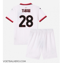 AC Milan Malick Thiaw #28 Uit tenue Kids 2024-25 Korte Mouwen (+ broek)