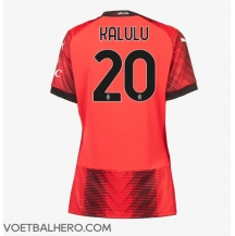 AC Milan Pierre Kalulu #20 Thuis tenue Dames 2023-24 Korte Mouwen