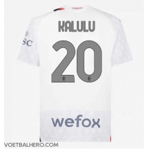 AC Milan Pierre Kalulu #20 Uit tenue 2023-24 Korte Mouwen