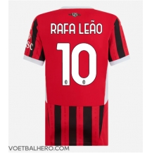 AC Milan Rafael Leao #10 Thuis tenue Dames 2024-25 Korte Mouwen