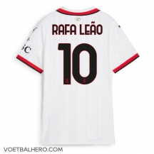 AC Milan Rafael Leao #10 Uit tenue Dames 2024-25 Korte Mouwen