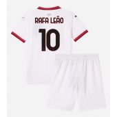 AC Milan Rafael Leao #10 Uit tenue Kids 2024-25 Korte Mouwen (+ broek)