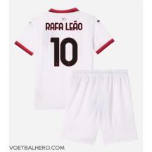 AC Milan Rafael Leao #10 Uit tenue Kids 2024-25 Korte Mouwen (+ broek)