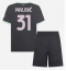 AC Milan Strahinja Pavlovic #31 Derde tenue Kids 2024-25 Korte Mouwen (+ broek)