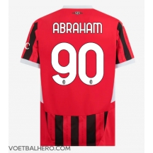 AC Milan Tammy Abraham #90 Thuis tenue 2024-25 Korte Mouwen