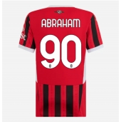 AC Milan Tammy Abraham #90 Thuis tenue Dames 2024-25 Korte Mouwen