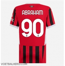 AC Milan Tammy Abraham #90 Thuis tenue Dames 2024-25 Korte Mouwen