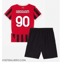 AC Milan Tammy Abraham #90 Thuis tenue Kids 2024-25 Korte Mouwen (+ broek)