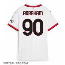 AC Milan Tammy Abraham #90 Uit tenue Dames 2024-25 Korte Mouwen