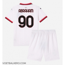 AC Milan Tammy Abraham #90 Uit tenue Kids 2024-25 Korte Mouwen (+ broek)