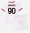 AC Milan Tammy Abraham #90 Uit tenue Kids 2024-25 Korte Mouwen (+ broek)