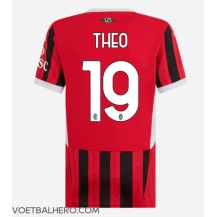 AC Milan Theo Hernandez #19 Thuis tenue Dames 2024-25 Korte Mouwen