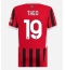 AC Milan Theo Hernandez #19 Thuis tenue Dames 2024-25 Korte Mouwen