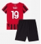 AC Milan Theo Hernandez #19 Thuis tenue Kids 2024-25 Korte Mouwen (+ broek)