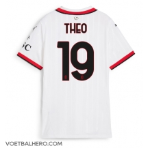 AC Milan Theo Hernandez #19 Uit tenue Dames 2024-25 Korte Mouwen