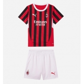 AC Milan Thuis tenue Kids 2024-25 Korte Mouwen (+ broek)