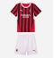 AC Milan Thuis tenue Kids 2024-25 Korte Mouwen (+ broek)