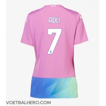 AC Milan Yacine Adli #7 Derde tenue Dames 2023-24 Korte Mouwen