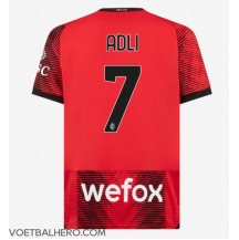 AC Milan Yacine Adli #7 Thuis tenue 2023-24 Korte Mouwen