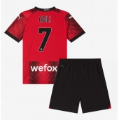 AC Milan Yacine Adli #7 Thuis tenue Kids 2023-24 Korte Mouwen (+ broek)